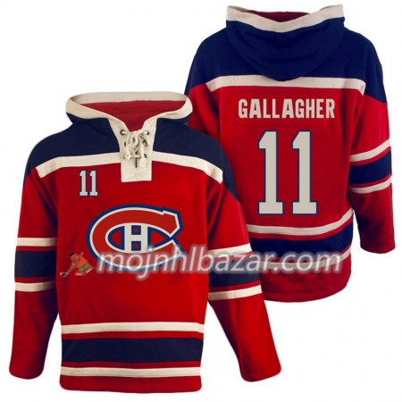 Dresovi Montreal Canadiens Brendan Gallagher 11 Crvena Hoodie Sawyer - Muške Dresovi Montreal Canadiens Brendan Gallagher 11 Crvena Hoodie Sawyer - Muške